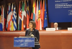 15.septembar 2016. Predsednica Narodne skupštine u Strazburu o saradnji nacionalnih parlamenata i Saveta Evrope 